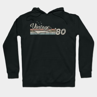 Vintage 1980 Design 40 Years Old 40th birthday Hoodie